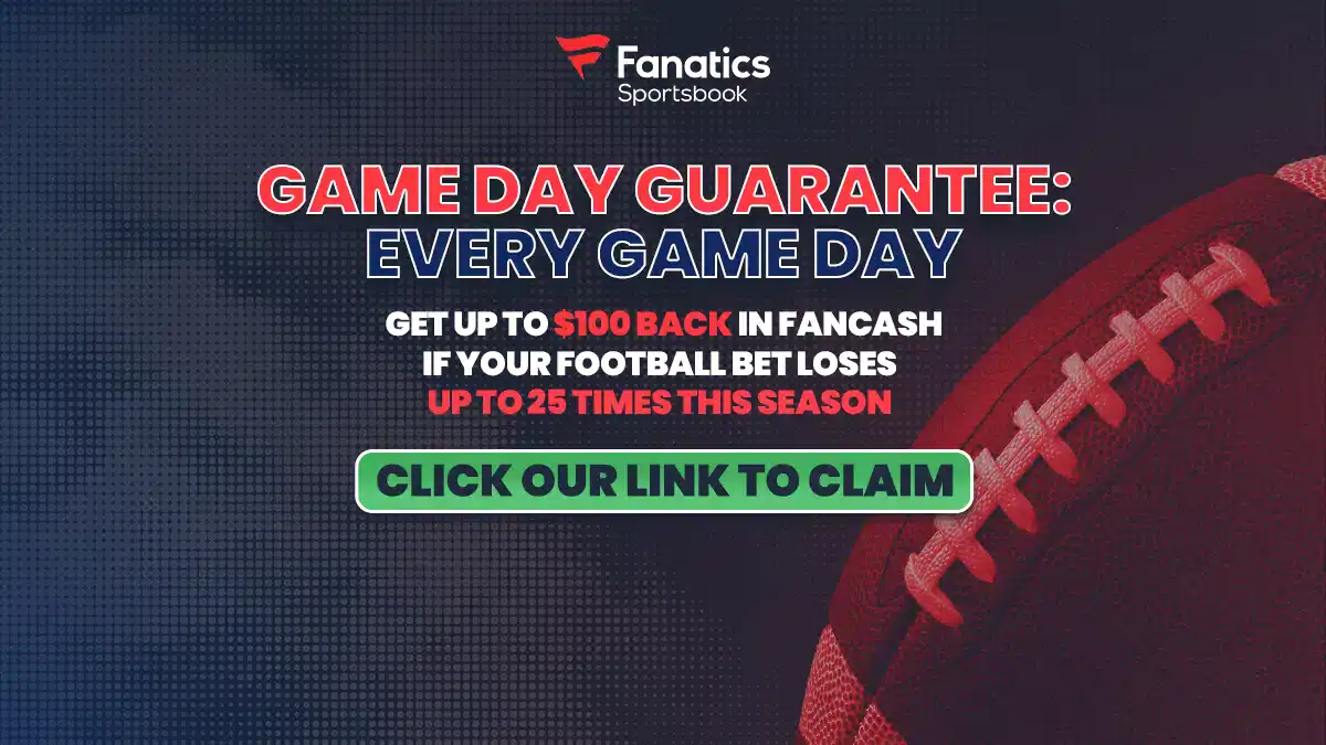 New Fanatics Sportsbook Promo Code GRINDERS: Grab 20+ $100 No Sweat Bets for NFL Week 1, Any Game