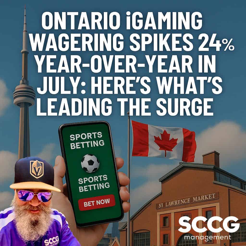 Ontario iGaming Wagering Spikes 24%