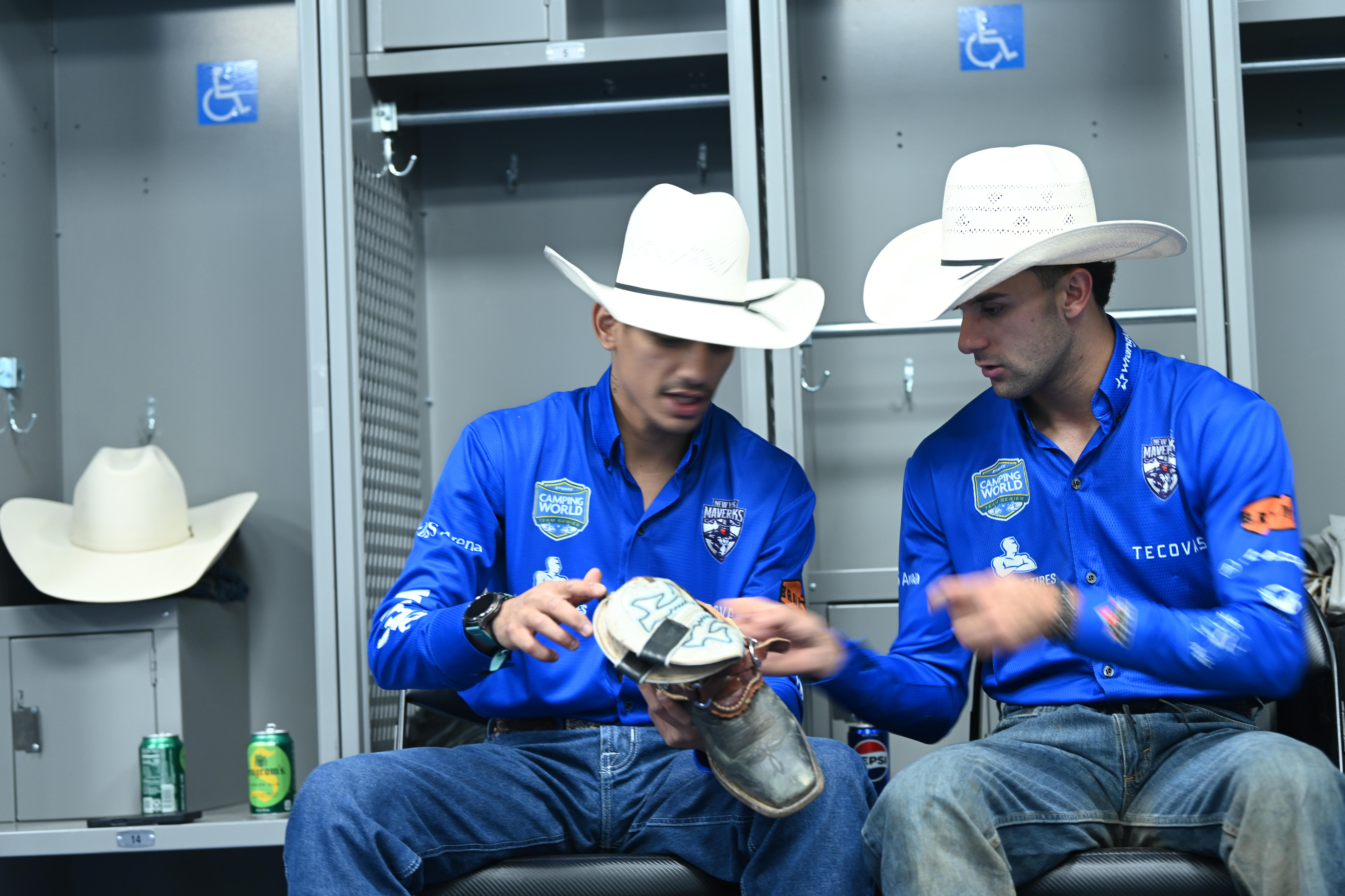 PHOTOS: New York Mavericks make debut at UBS Arena for home matchups of professional bull riding 5