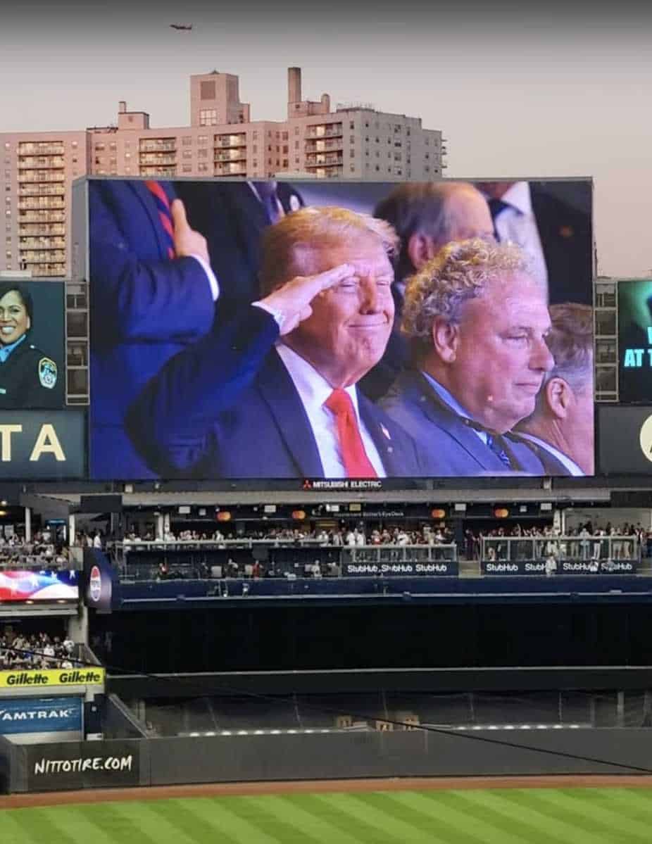 President Trump visits Yankee Stadium for 9/11 anniversary game – Bronx Times