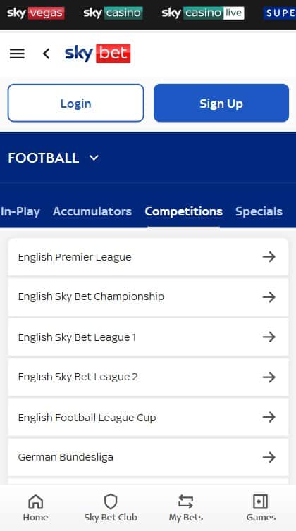 Sky Bet sign up offer: Get £50 in free bets 2025