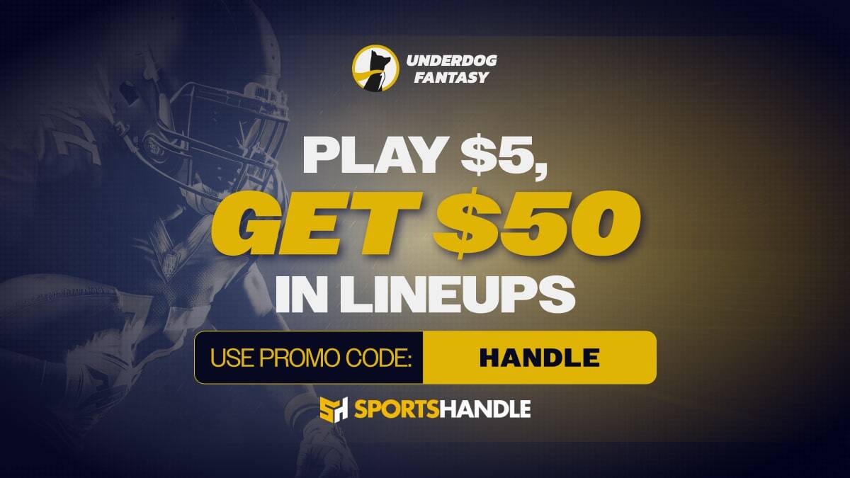 Underdog Promo Code HANDLE: Secure $50 Bonus for Vikings vs. Bears MNF, Any Game Today