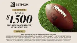 Sign up with the BetMGM bonus code HANDLETOP for a $1,500 first bet offer.