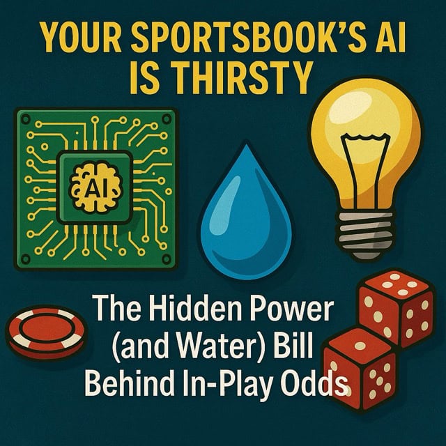 Your Sportsbook’s AI Is Thirsty: The Hidden Power (and Water) Bill Behind In-Play Odds