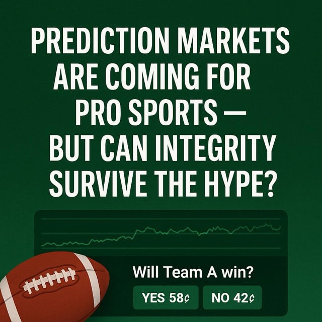 Prediction Markets Are Coming for Pro Sports