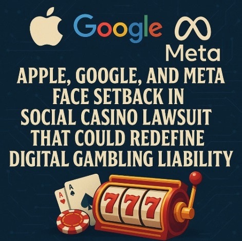 Apple Google Meta social casino lawsuit