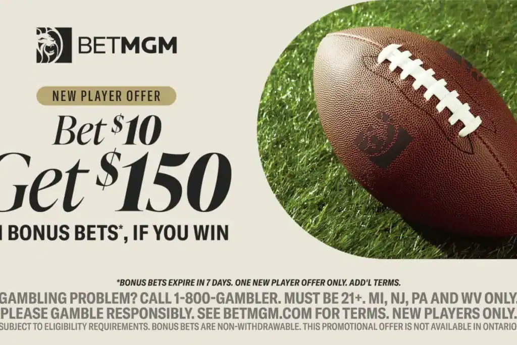 BetMGM Bonus Code SHNEWSGET: Claim $150 NFL Betting Promo for Patriots vs. Bills SNF BetMGM Bonus Code SHNEWSGET: $150 NFL Betting Promo for Patriots vs. Bills SNF