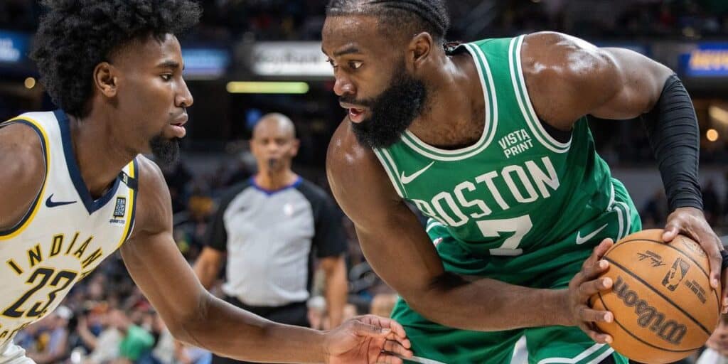 Celtics’ Jaylen Brown reacts to NBA betting scandal