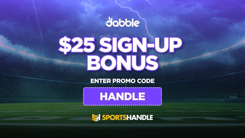 Claim the Dabble Fantasy Promo Code HANDLE for $25 Instantly to Use on NFL Week 6 Games Today