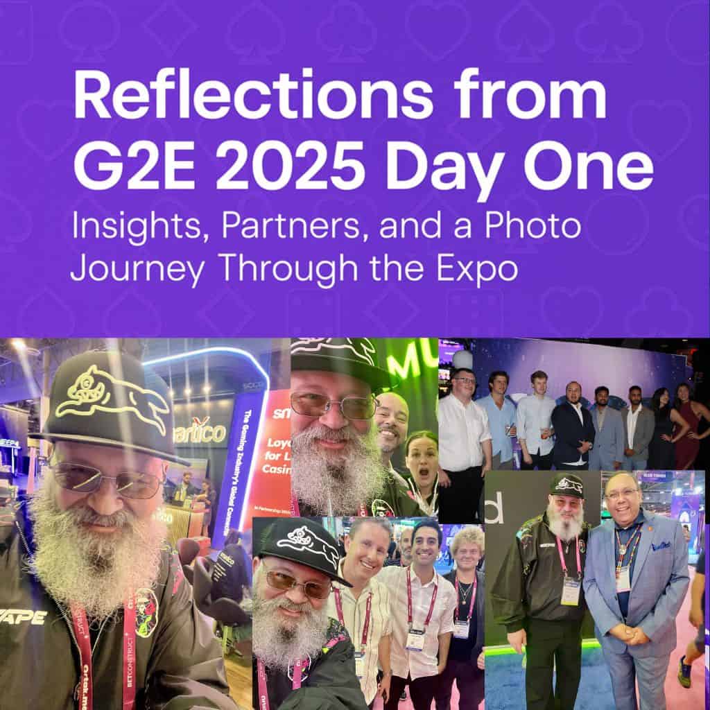 Reflections from G2E 2025 Day One — Insights, Partners, and a Photo Journey Through the Expo