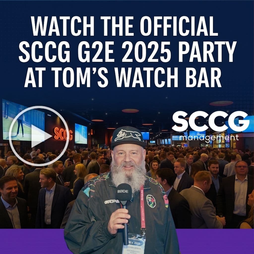 SCCG G2E 2025 Party at Tom’s Watch Bar