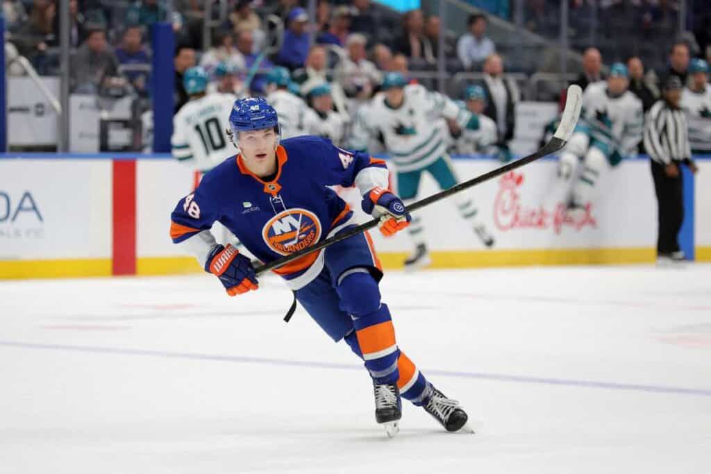 Schaefer records 1st multi-point game, Islanders down Sharks for 3rd straight win | amNewYork
