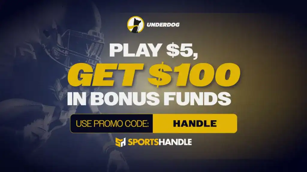 Underdog Promo Code HANDLE: $100 Bonus or Entries for Week 9 NCAAF