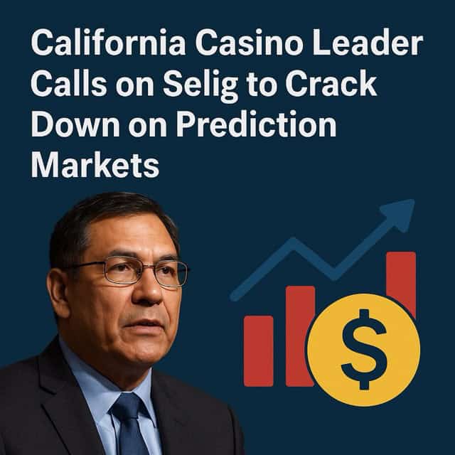 A California tribal gaming leader is urging Michael Selig, the incoming CFTC chair nominee, to crack down on prediction markets.