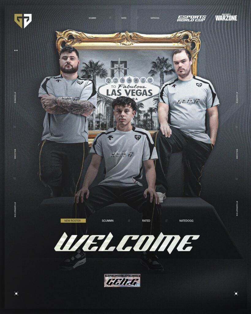 Gen.G Locks In World Series Of Warzone Champ Lenun for 2026