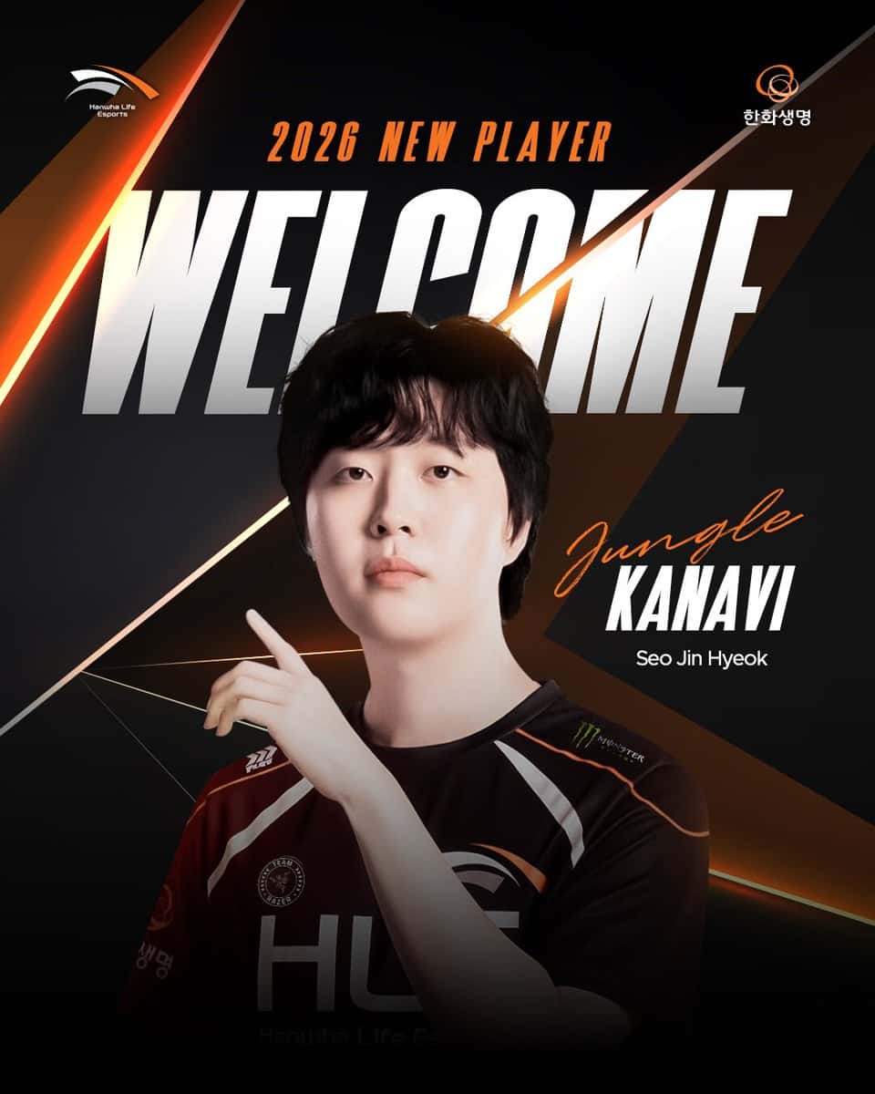 Kanavi Returns to LCK With Hanwha Life Esports