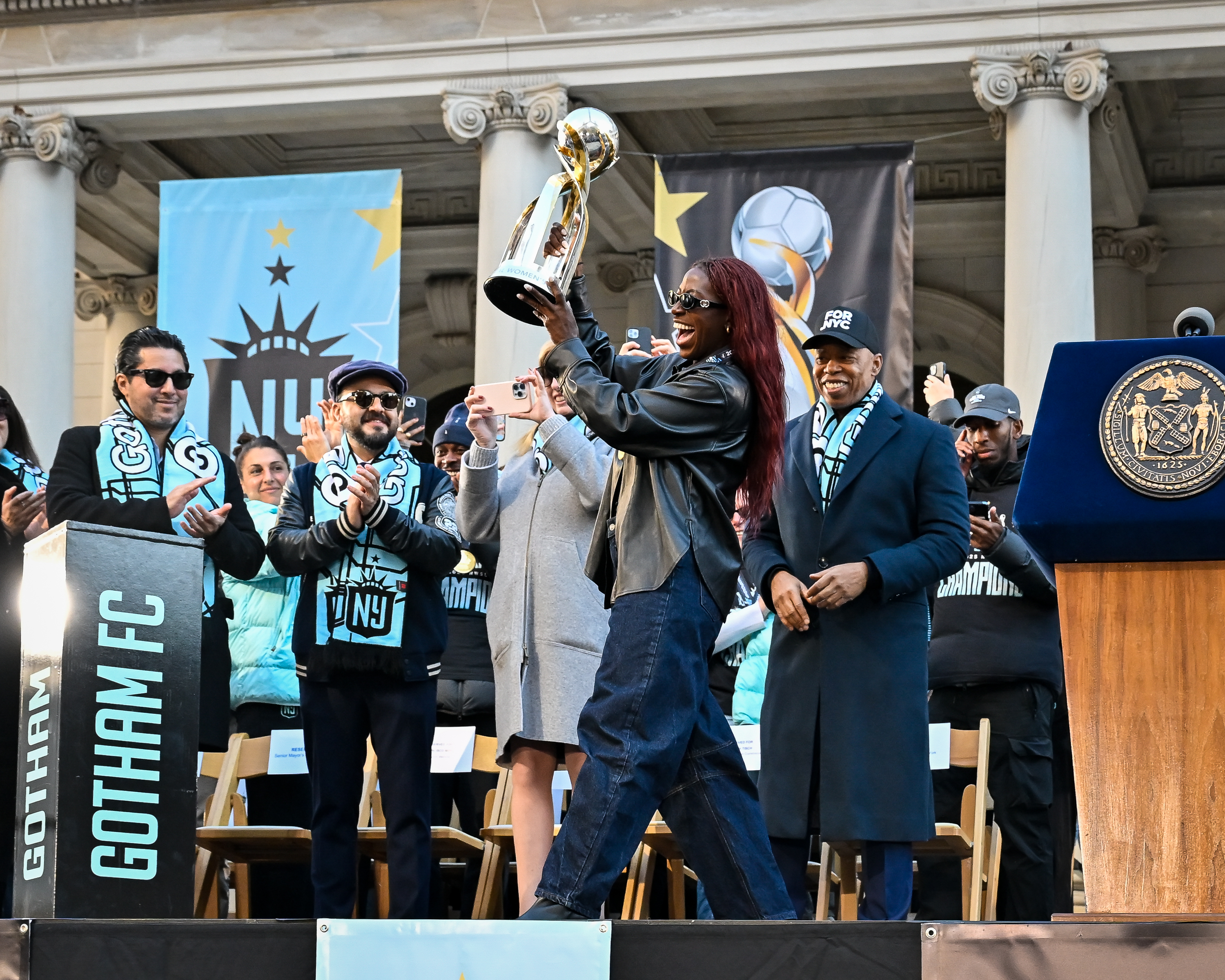 ‘No Underdogs here:’ Gotham FC receives Keys to the City after stunning NWSL championship playoffs 5 The Gotham FC won the NWSL Championship for the second time in three years.