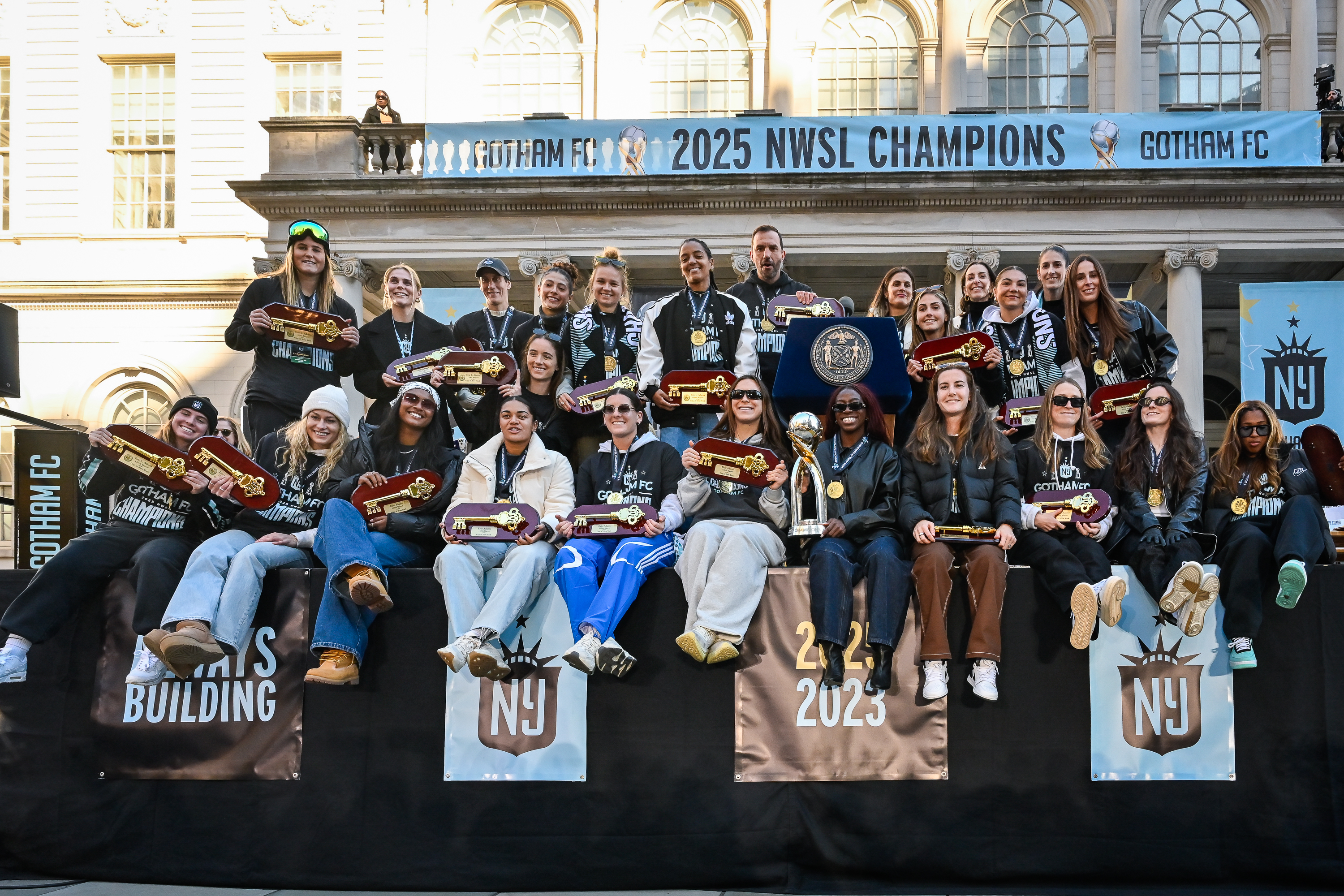 ‘No Underdogs here:’ Gotham FC receives Keys to the City after stunning NWSL championship playoffs 9 The Gotham FC won the NWSL Championship for the second time in three years.