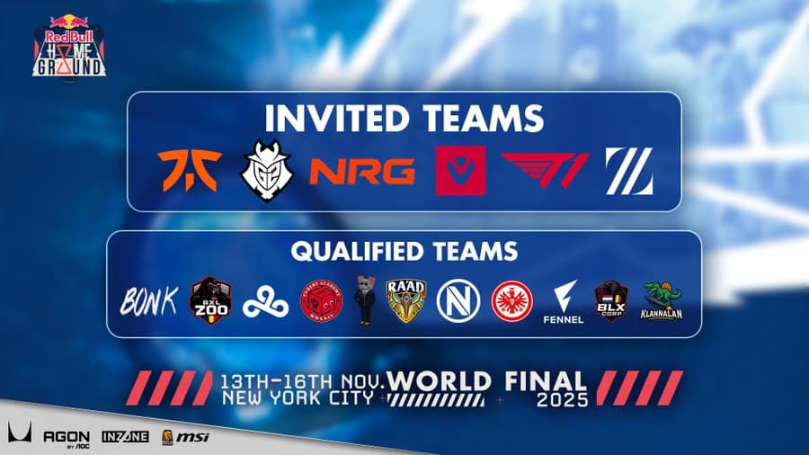 Red Bull Home Ground 2025 – Teams Locked In, Format Revealed, and UK Schedule Breakdown