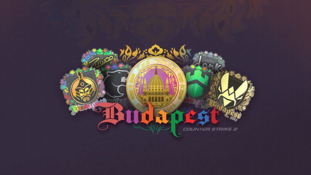 Counter-Stirke 2 Budapest Major stickers