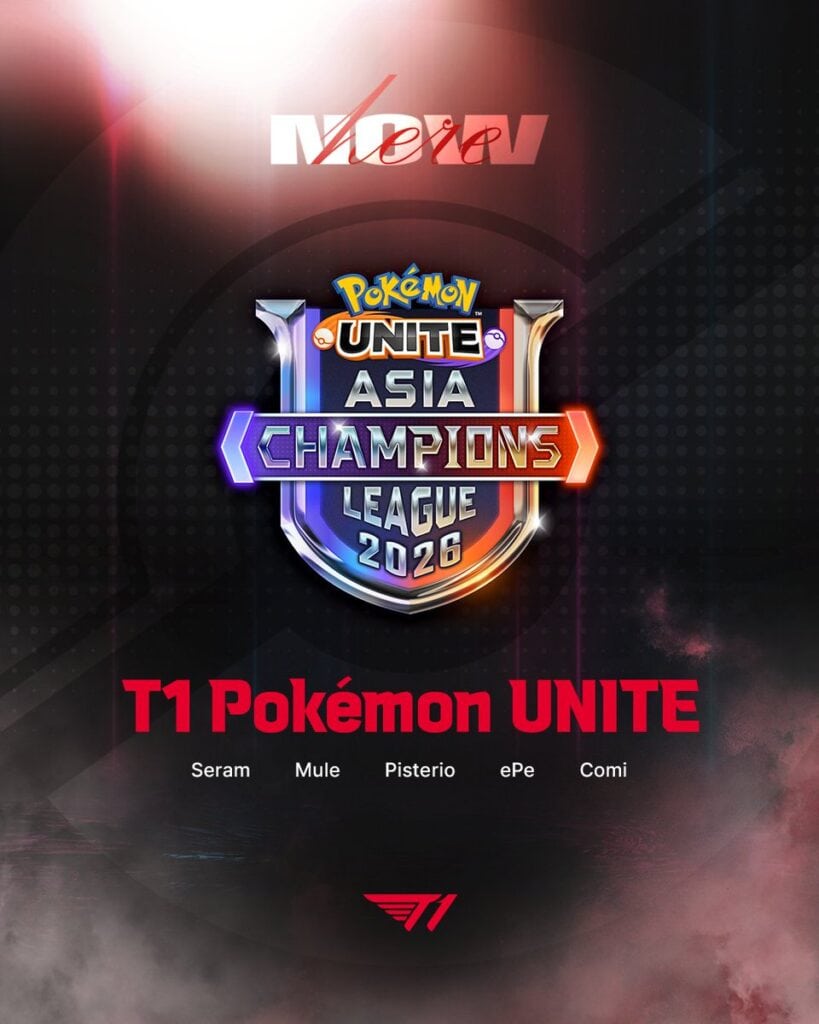 T1 Joins the Pokemon Unite Esports Arena with a Full South Korean Roster