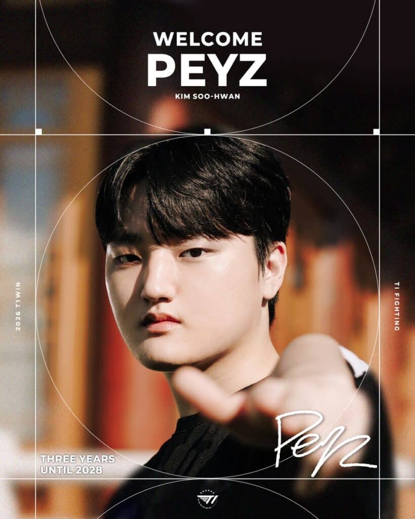 T1 Welcomes MSI Champion Peyz Through 2028