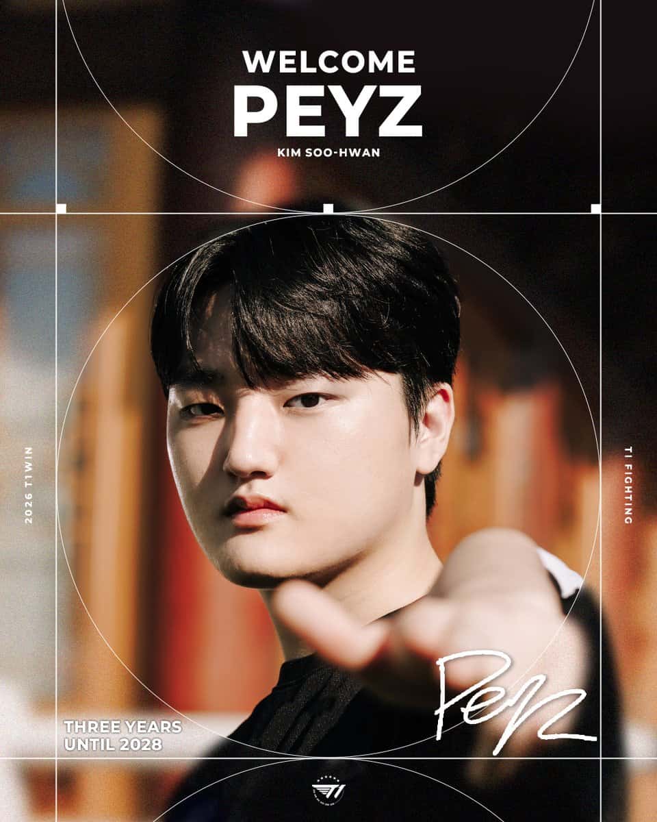 T1 Welcomes MSI Champion Peyz Through 2028