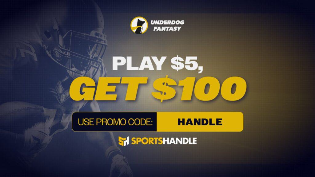 Underdog Promo Code HANDLE: $100 in Bonus Entries for MNF
