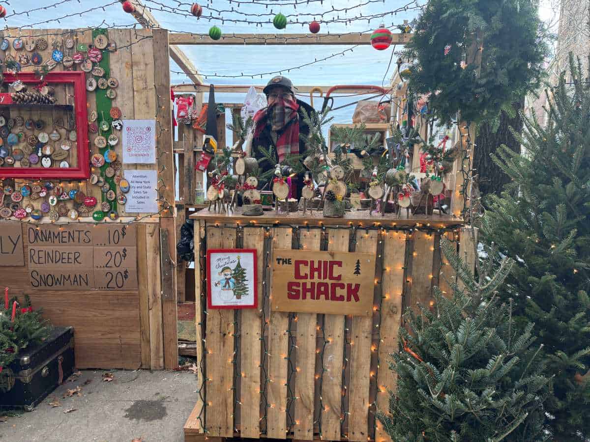 Christmas tree street vendors in NYC keep New Yorkers 'pine'-ing for some holiday spirit 2 Christmas tree vendor in NYC