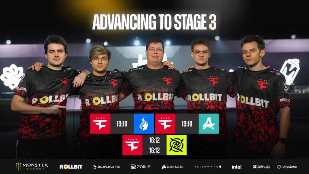 FaZe Clan and NAVI Advance to Stage 3 at StarLadder Budapest Major 2025