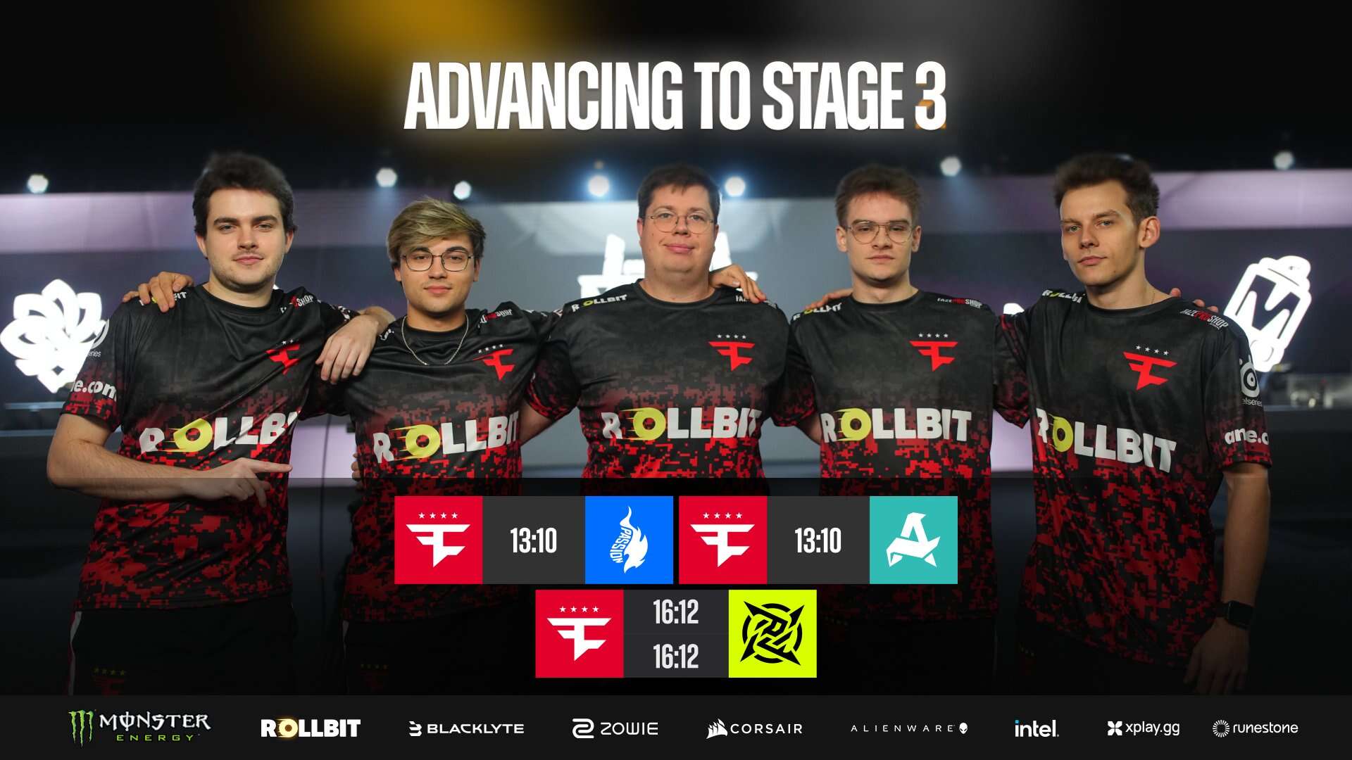 FaZe Clan and NAVI Advance to Stage 3 at StarLadder Budapest Major 2025