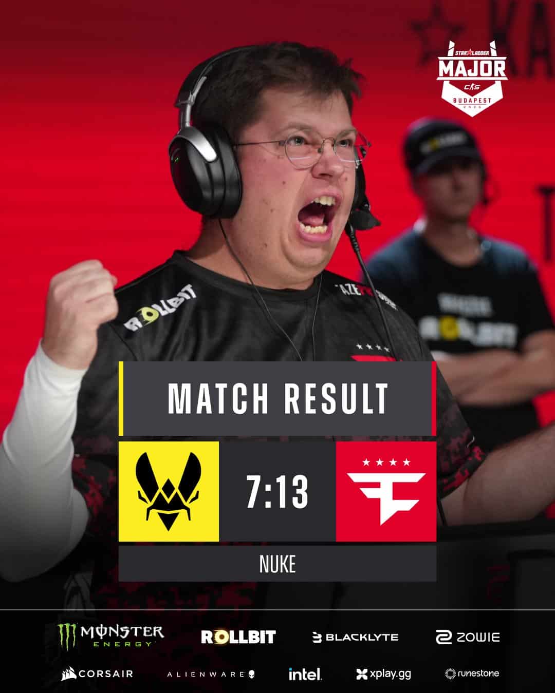 FaZe Clan Stuns Vitality in Upset Victory at StarLadder Budapest Major Stage 3