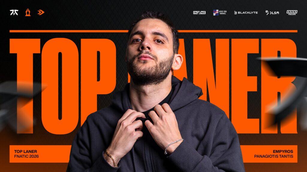 Fnatic Signs Empyros as Top Laner for 2026 LEC Roster