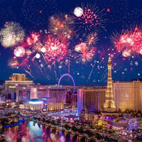 Las Vegas New Years Fireworks for 2026