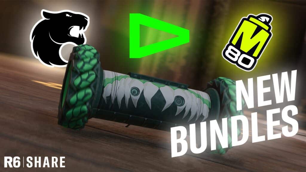 Rainbow Six Siege X Drops New Share Bundles for LOUD, FURIA & M80