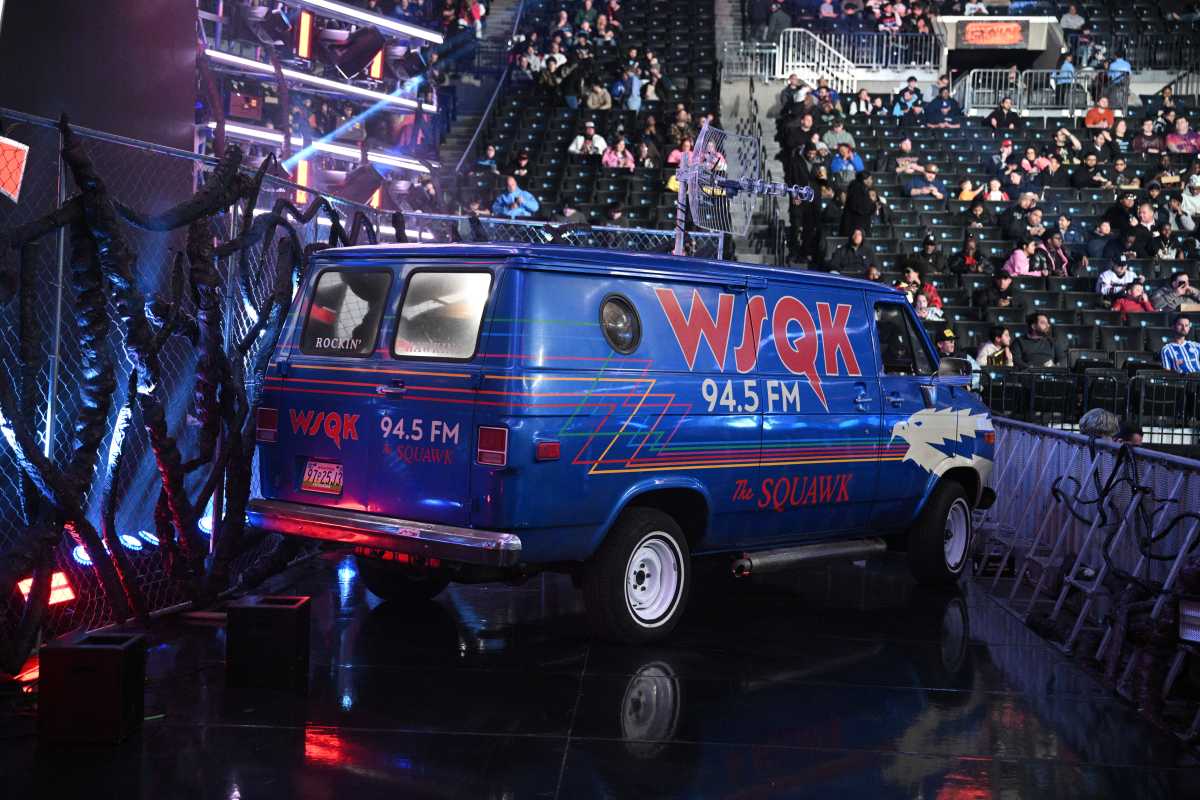 Brooklyn goes upside down as WWE RAW premieres 2026 on Netflix 3 The Squawk van, as seen in Stranger Things, was parked next to the ring.