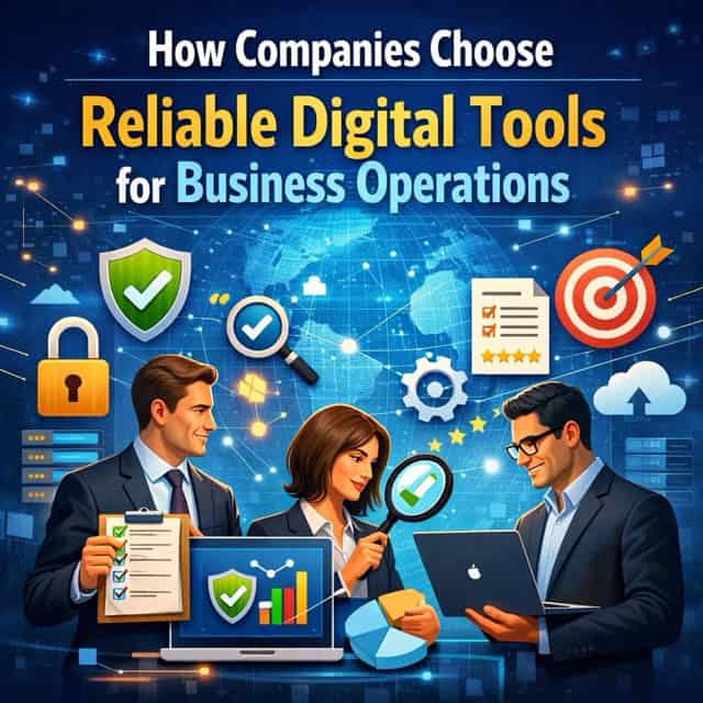 How Companies Choose Reliable Digital Tools for Business Operations