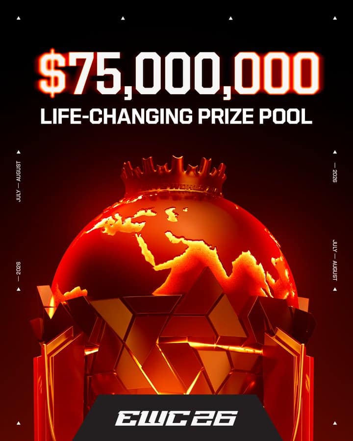 Esports World Cup announces $75m prize pool and 2026 schedule