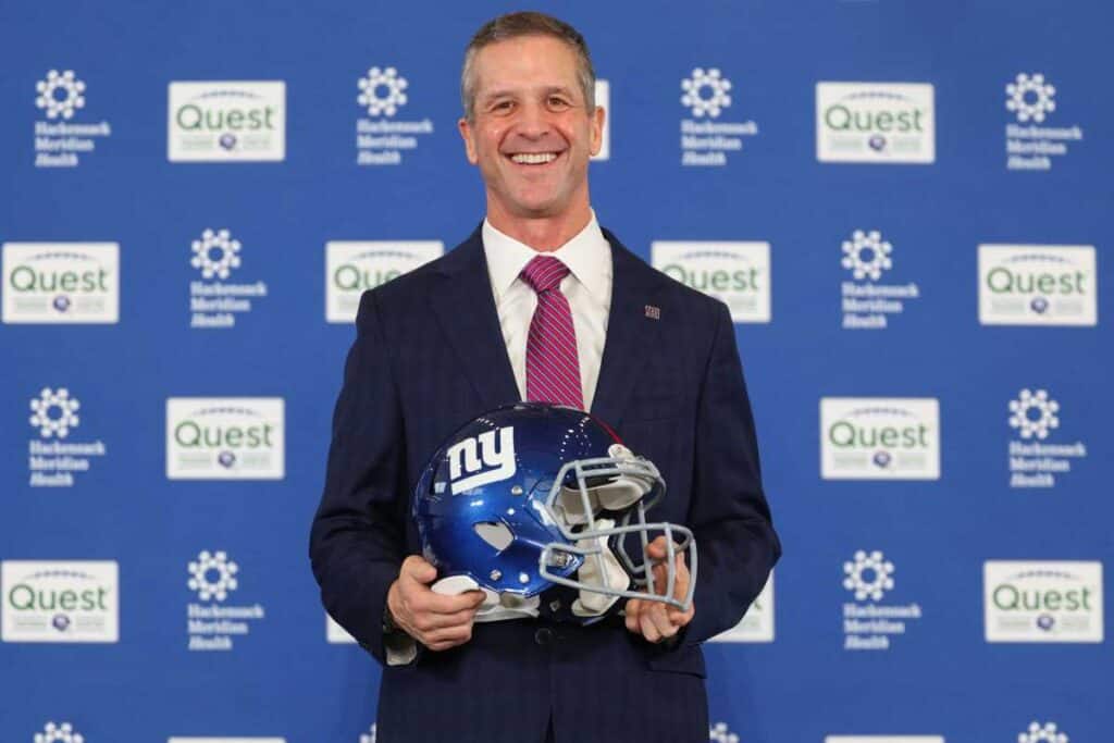 John Harbaugh talks taking on ‘iconic’ Giants job, Jaxson Dart, more