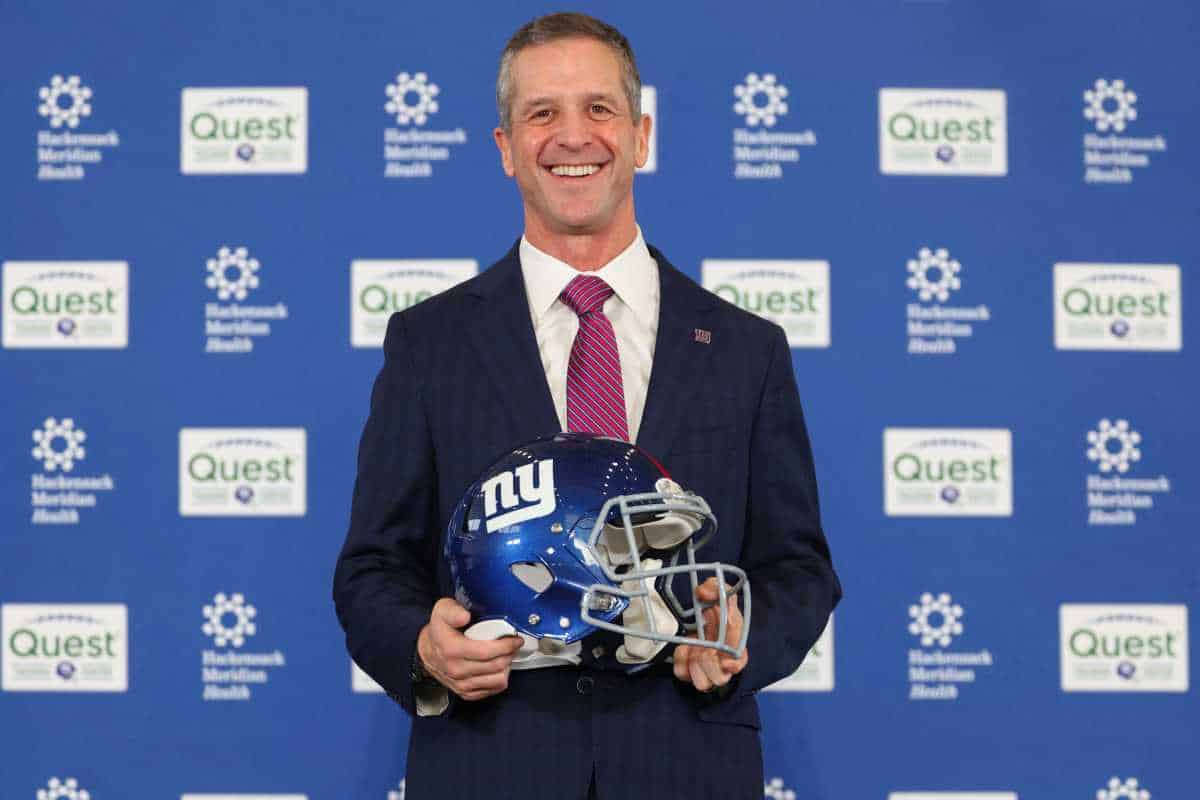John Harbaugh talks taking on ‘iconic’ Giants job, Jaxson Dart, more