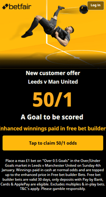 Sunday’s football tips: In-form Leeds worth a punt at 13/8 at home to Amorim’s ropey Red Devils