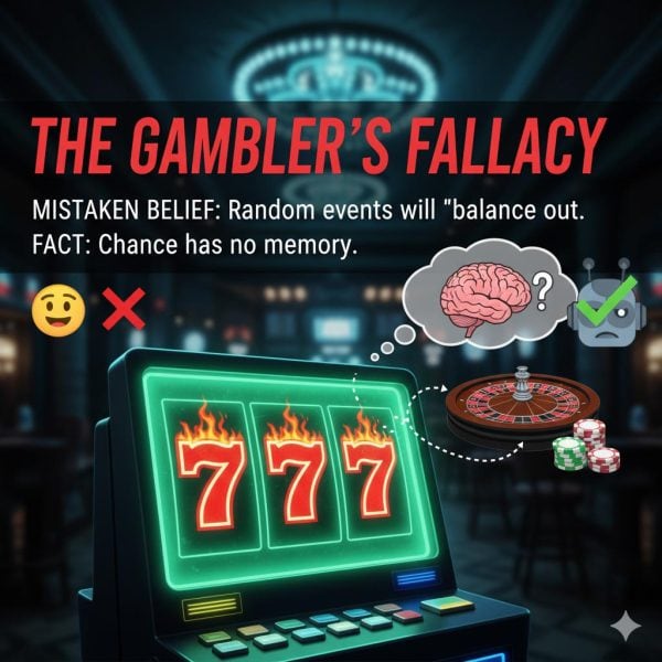 The Gambler’s Fallacy: Why Your “Due” Number Isn’t Coming Up