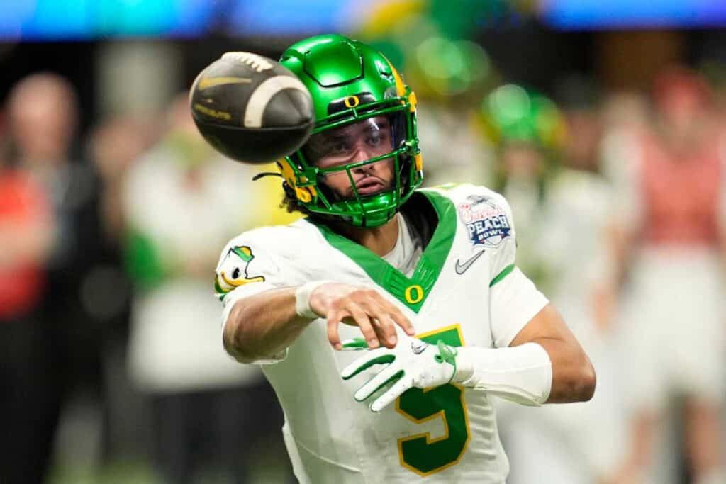 What is Jets plan at QB after Dante Moore’s decision to stay at Oregon?