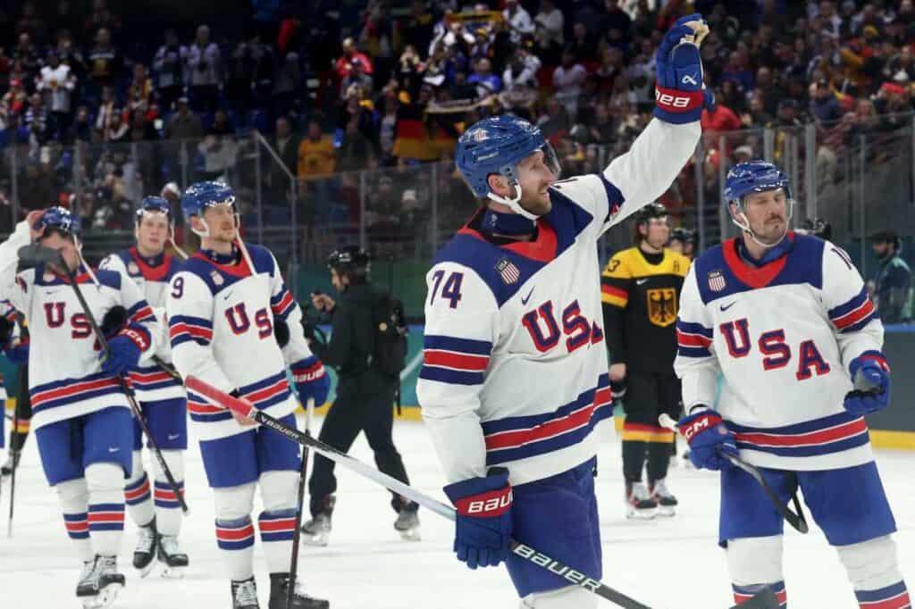 2026 Winter Olympics: USA hockey holds off Germany, clinches top spot in Group C