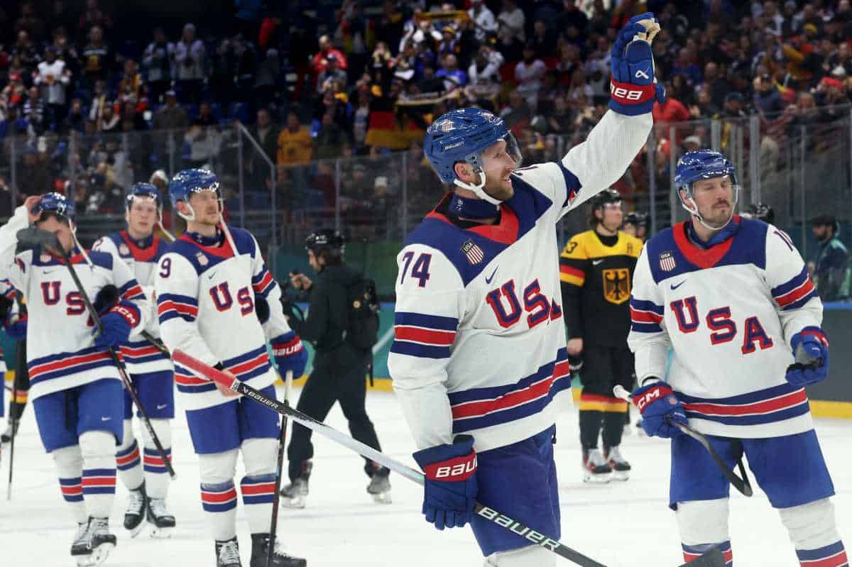 2026 Winter Olympics: USA hockey holds off Germany, clinches top spot in Group C