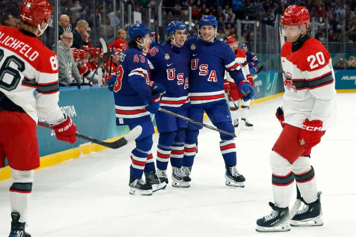 2026 Winter Olympics: USA hockey recovers from Jeremy Swayman’s shaky start to beat Denmark