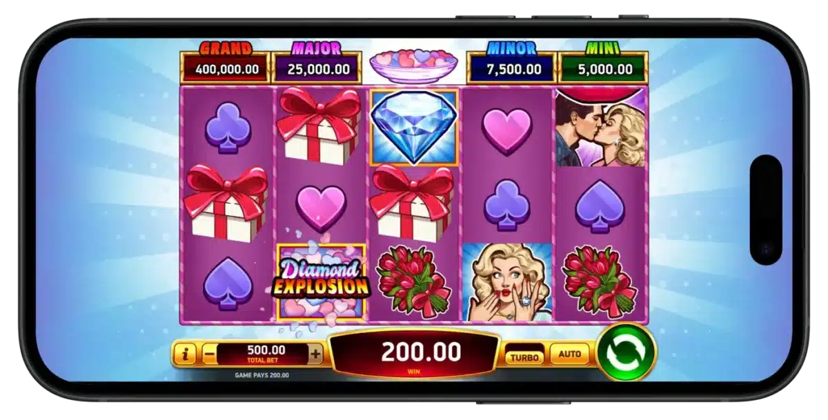 Happy Valentine's Day 2026 - Diamond Explosion Sweet Love