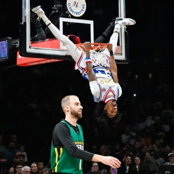 Harlem Globetrotters return to Nassau Coliseum during 100-year anniversary tour showcase